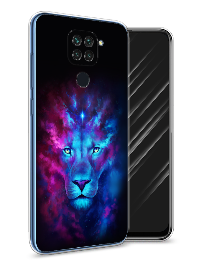 

Чехол Awog на Xiaomi Redmi Note 9 "Космический лев", Разноцветный, 38150-1