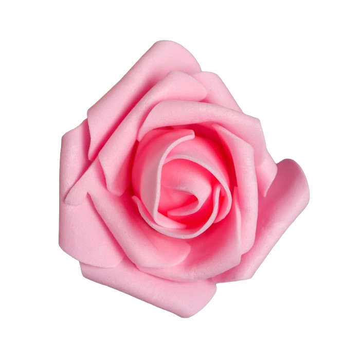 

Декор для творчества Розовая роза пышная d=7 см 20 шт.