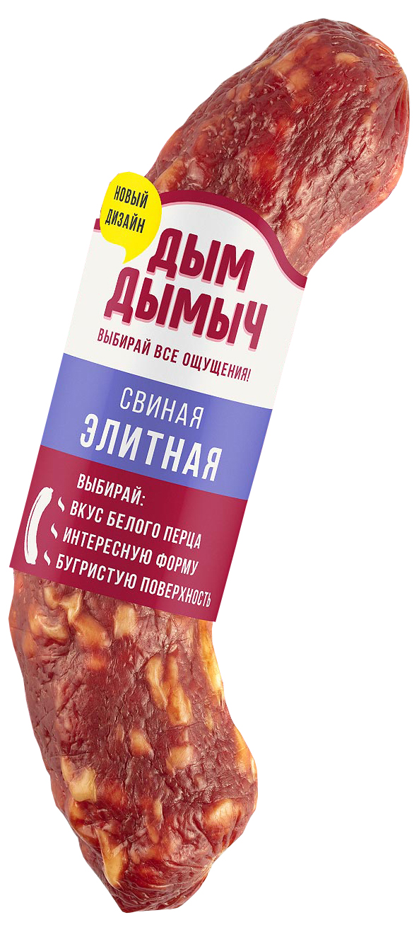 

Колбаса сырокопченая Дым Дымыч Элитная мини 250 г