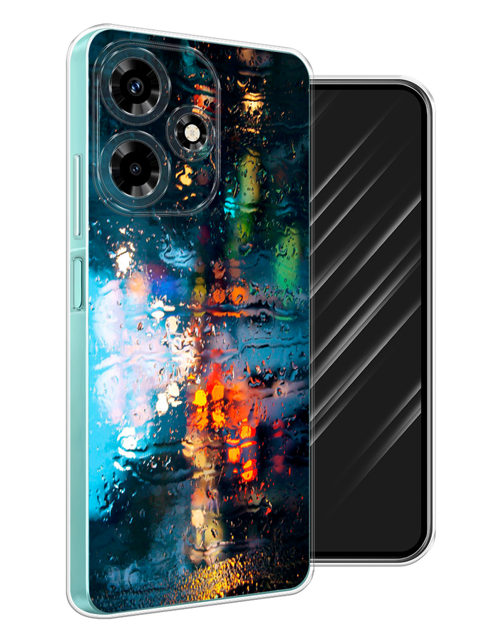 

Чехол Awog на Infinix Hot 30 "Абстракция 28", Бирюзовый, 3104050-3