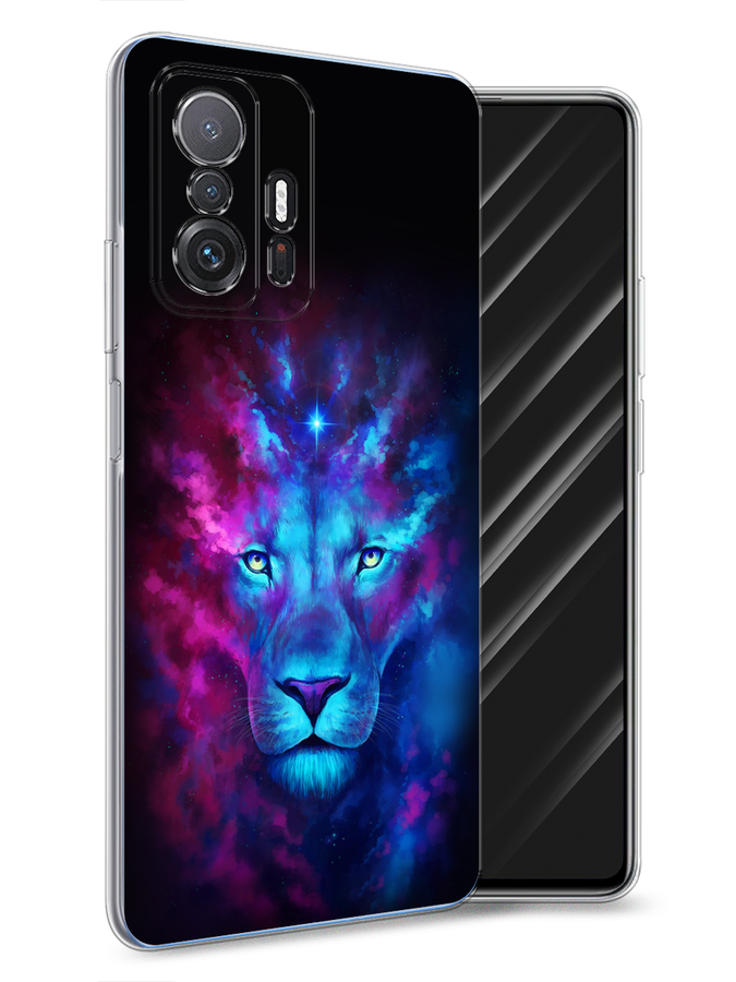 

Чехол Awog на Xiaomi Mi 11T "Космический лев", Разноцветный, 311250-1