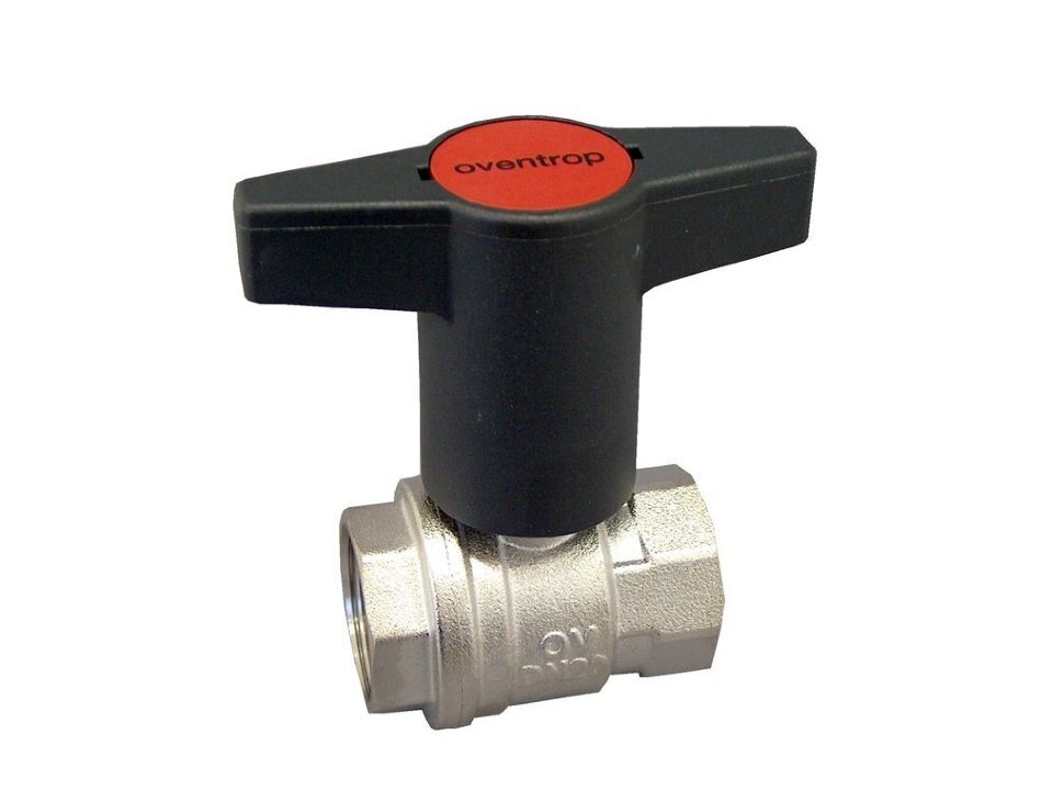 

Кран шаровый Oventrop ВВ 1 1/4 Optibal маховик пластмассовый арт. 1077110, 1077110