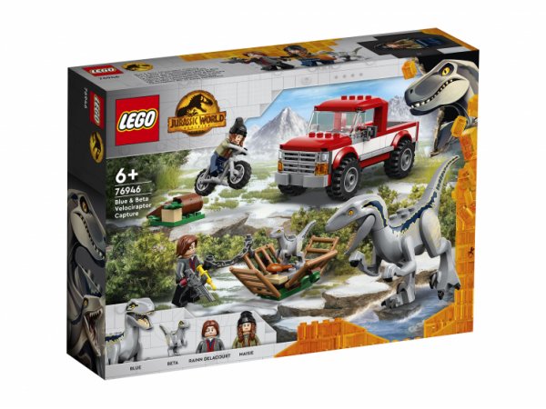 

LEGO Jurassic World 76946 Блу и поимка бета-велоцираптора