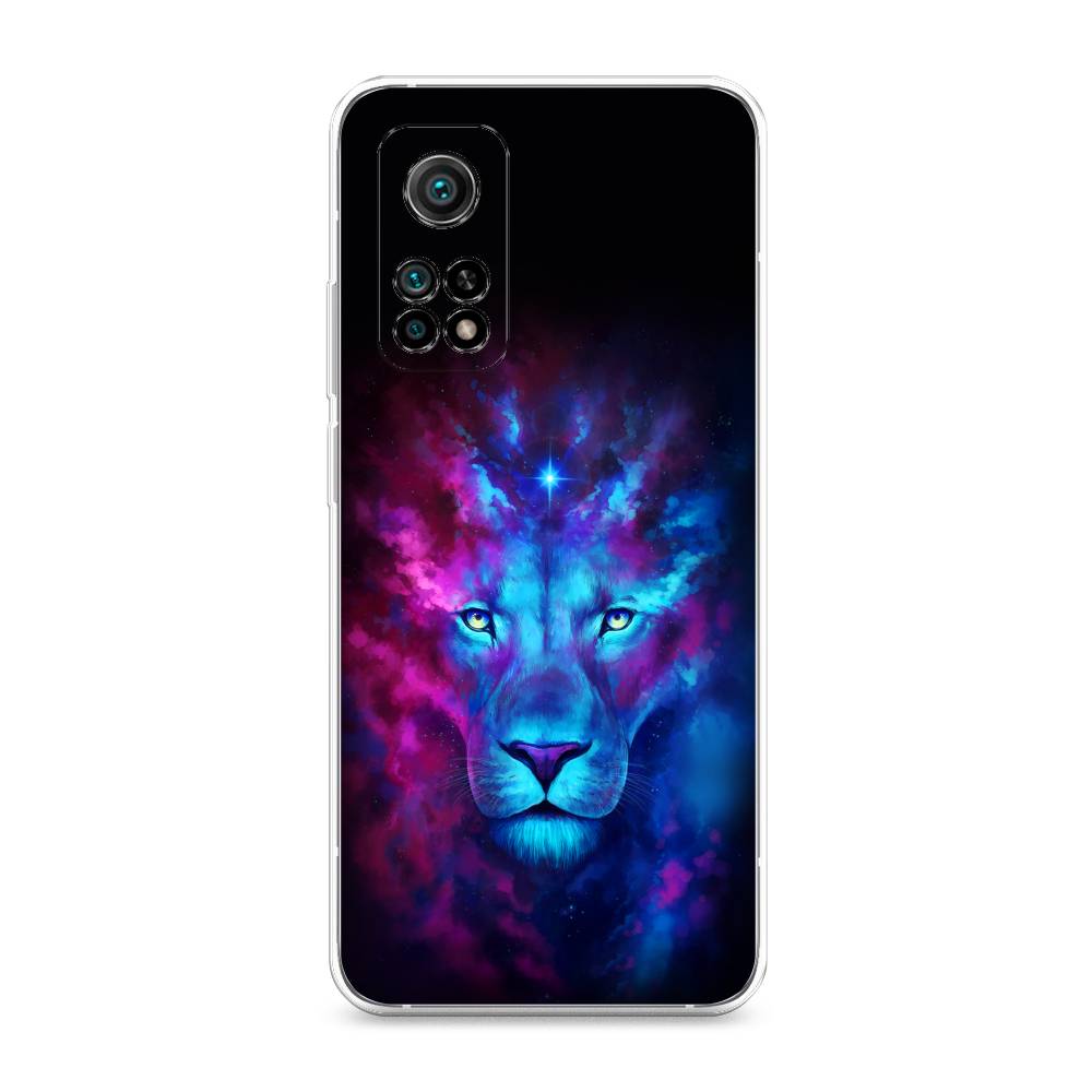 

Чехол Awog на Xiaomi Mi 10T Pro "Космический лев", Разноцветный, 37750-1
