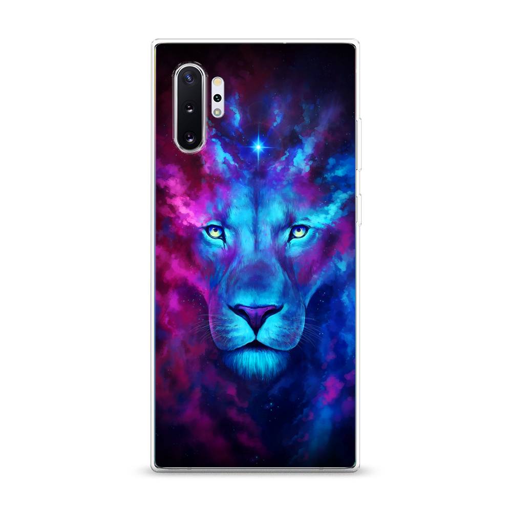 

Чехол Awog на Samsung Galaxy Note 10 + "Космический лев", Разноцветный, 28550-1