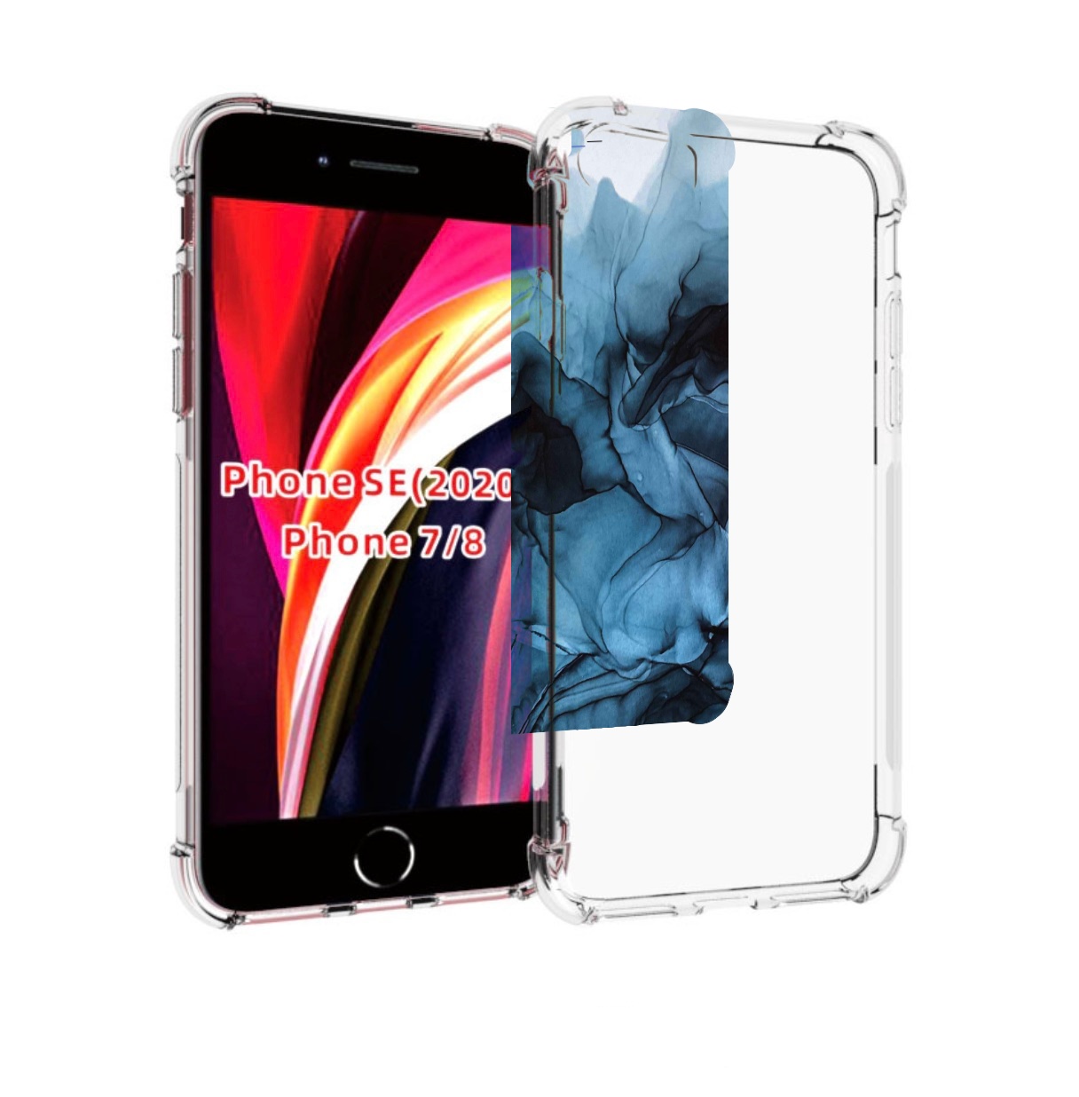 

Чехол MyPads голубой дымок для iPhone 7 4.7 / iPhone 8 / iPhone SE 2 (2020), Прозрачный, Tocco