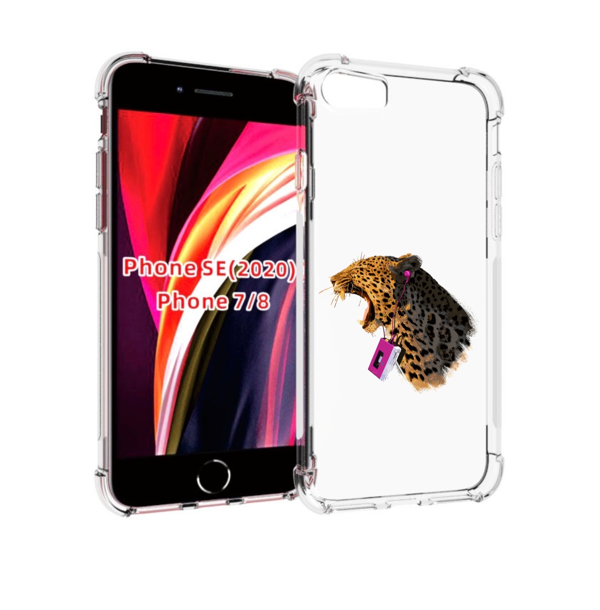 

Чехол MyPads MP3 для iPhone 7 4.7 / iPhone 8 / iPhone SE 2 (2020) / Apple iPhone SE3 2022, Прозрачный, Tocco