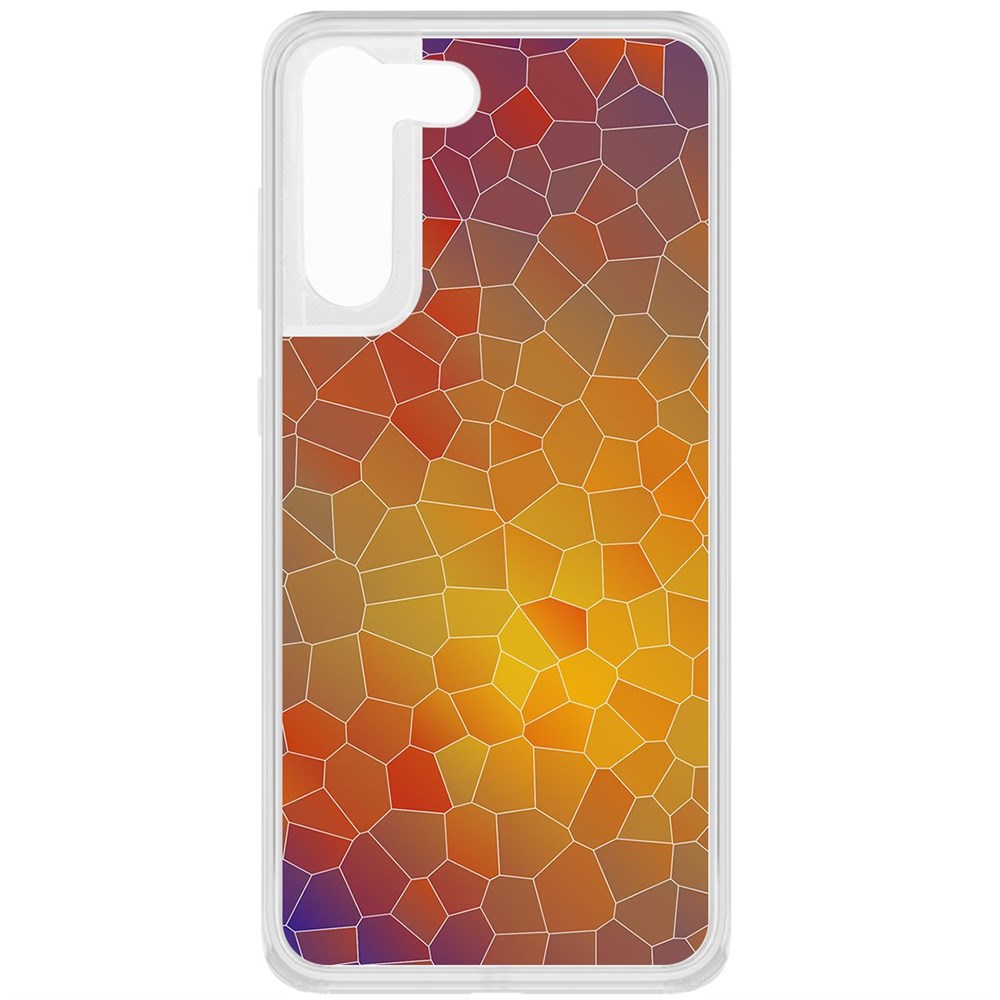 

Чехол-накладка Krutoff Clear Case Витраж 1 для Samsung Galaxy S21 FE 5G, Прозрачный