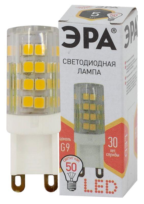 

Лампа светодиодная jcd-5w-220v-corn ceramics-827-g9 400лм эра б0027863 ( 1шт. )