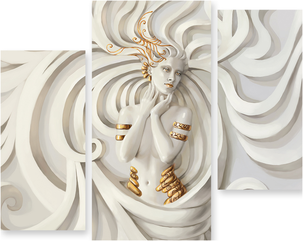 

Картина модульная на холсте Модулка Дива 150x125 см, 268