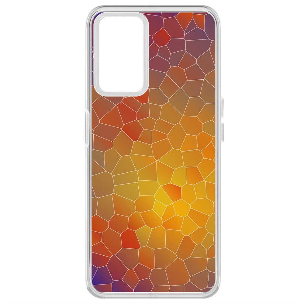 

Чехол-накладка Krutoff Clear Case Витраж 1 для Realme 9i, Прозрачный