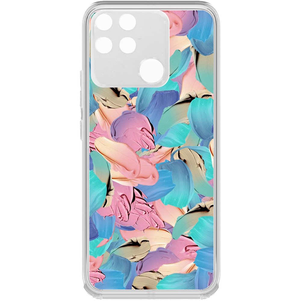 

Чехол-накладка Krutoff Clear Case Абстракт краска для Realme Narzo 50A