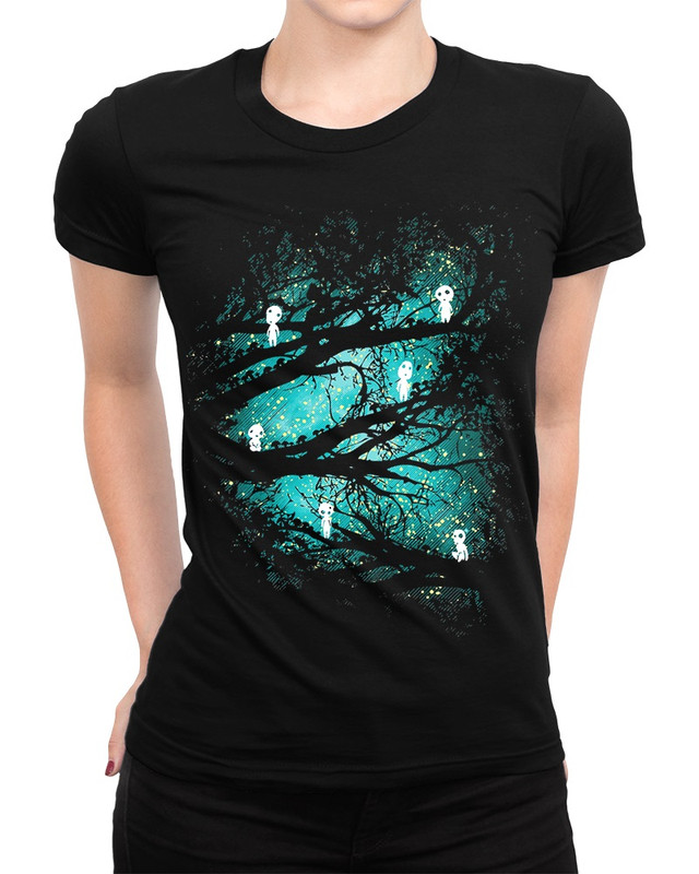 фото Футболка женская dream shirts принцесса мононоке духи черная xl