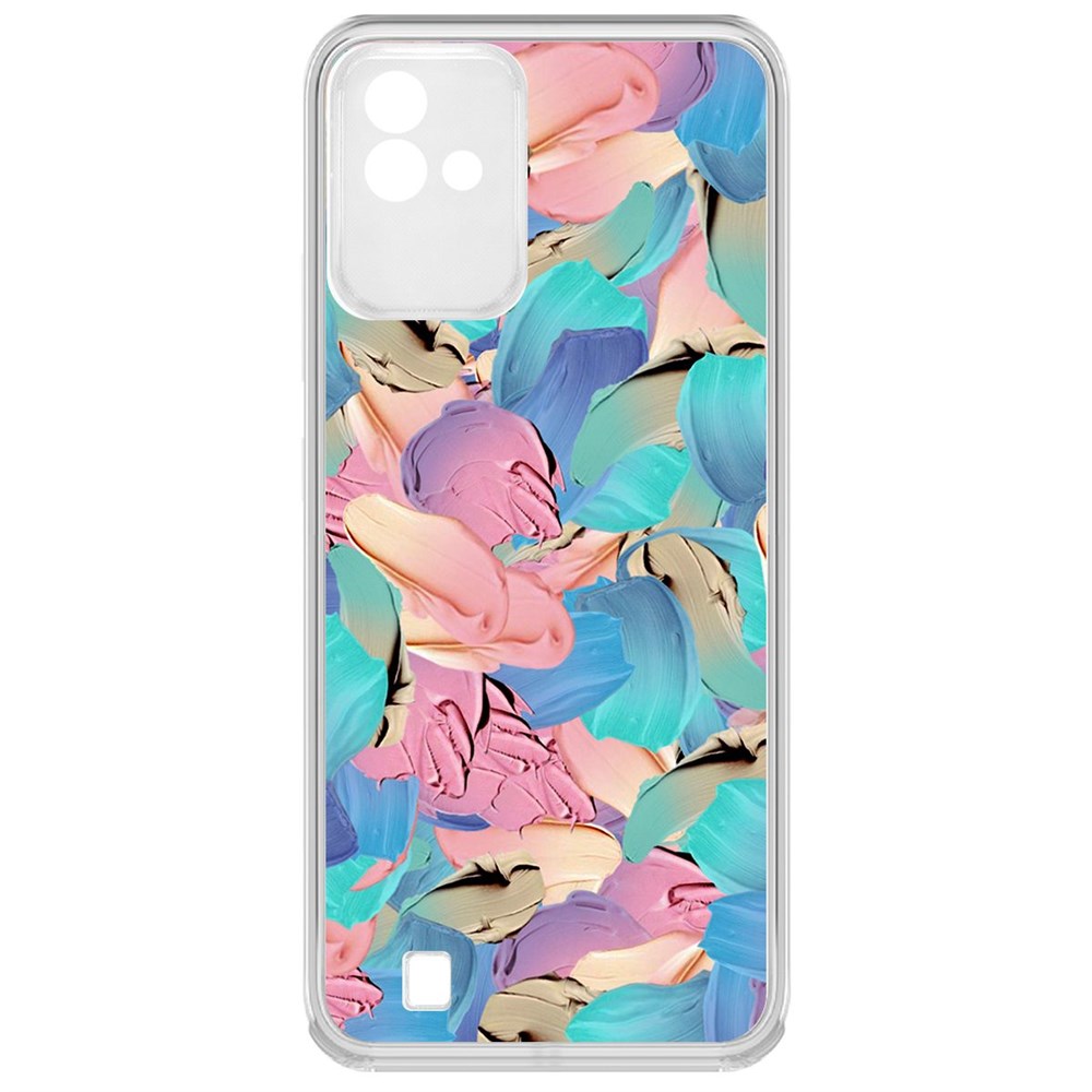 

Чехол-накладка Krutoff Clear Case Абстракт краска для Realme Narzo 50i
