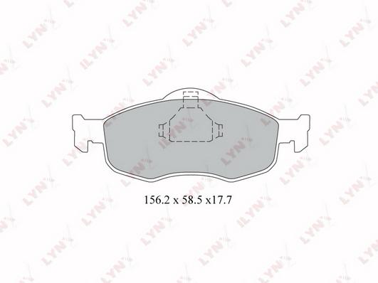 

Колодки торм.пер.FORD MONDEO I-II 1.6-2.5 93-00 / SCORPIO I-II 2.0-2.9 =>98