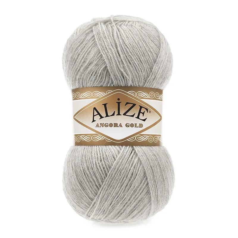 

Пряжа Alize 364111 Angora Gold 652 серый, Angora Gold