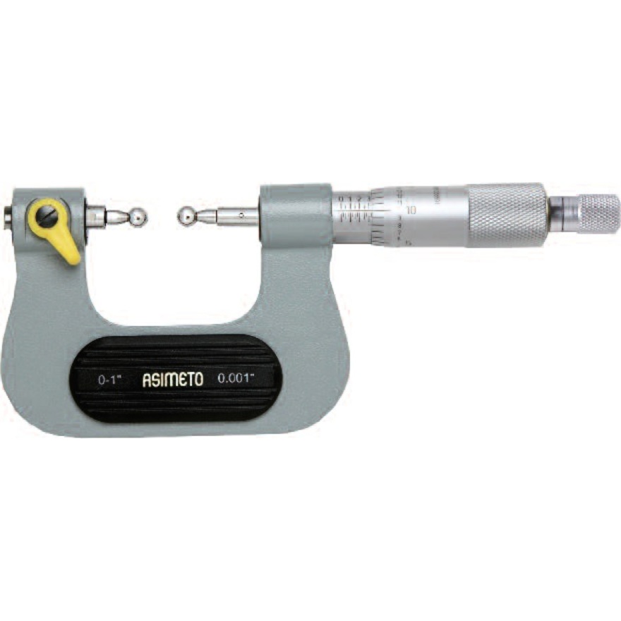 Микрометр ASIMETO 118-72-0 для зубчатых колес 0,01 мм 25-50 мм