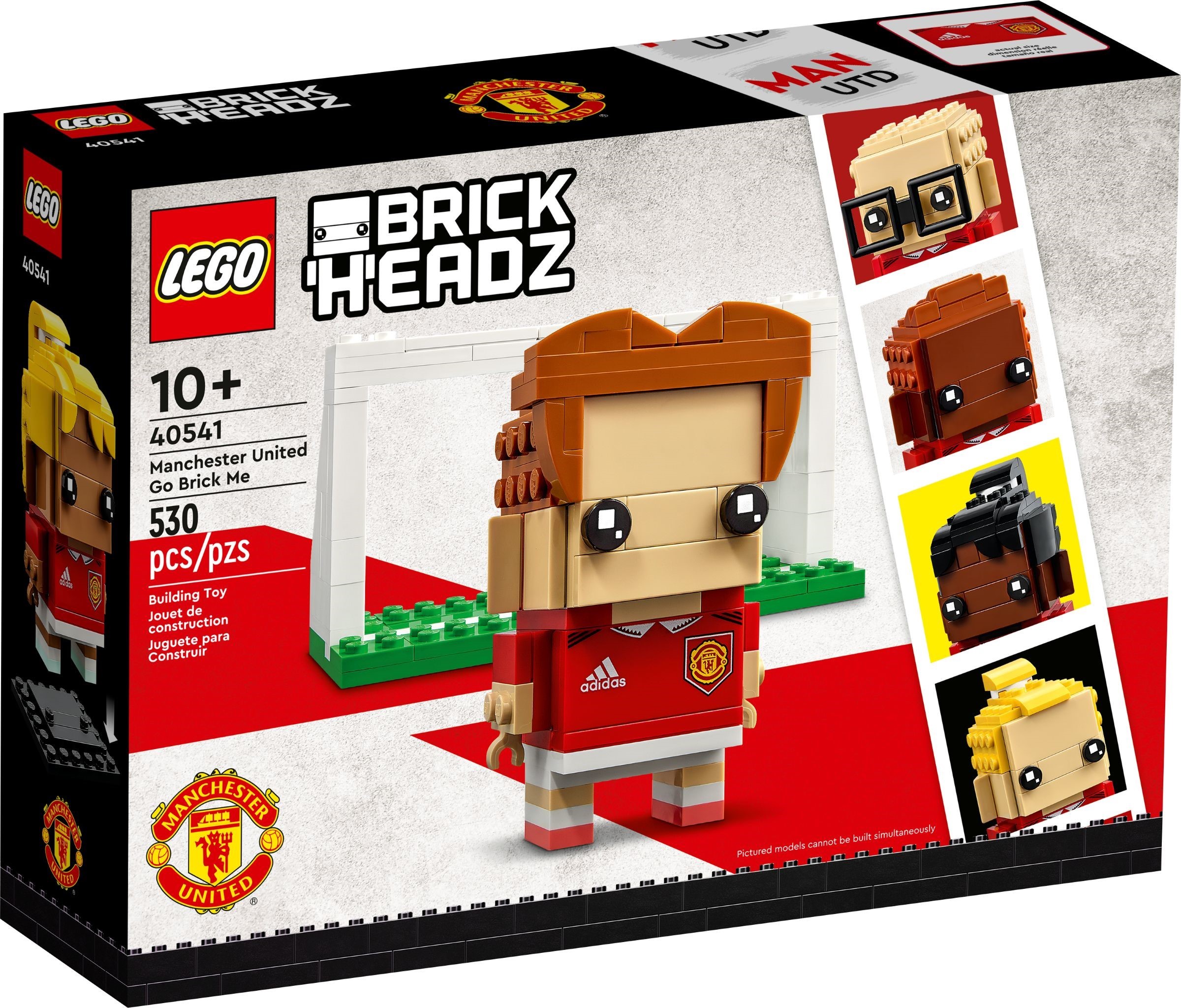 

Конструктор Lego 40541 BrickHeadz Манчестер Юнайтед