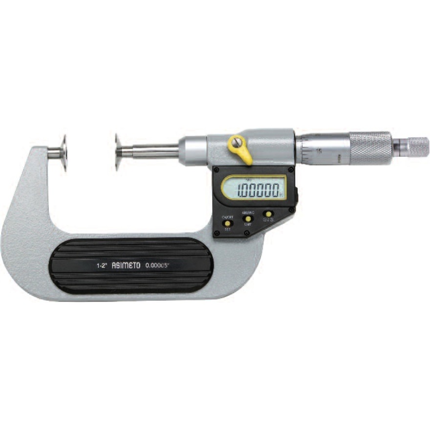 Микрометр ASIMETO 145-04-0 дисковый цифровой IP65 0,001 мм 75-100 мм