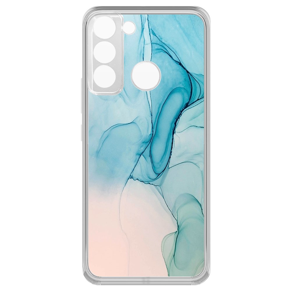 

Чехол-накладка Krutoff Clear Case Абстракт разводы для TECNO POP 5 LTE, Прозрачный