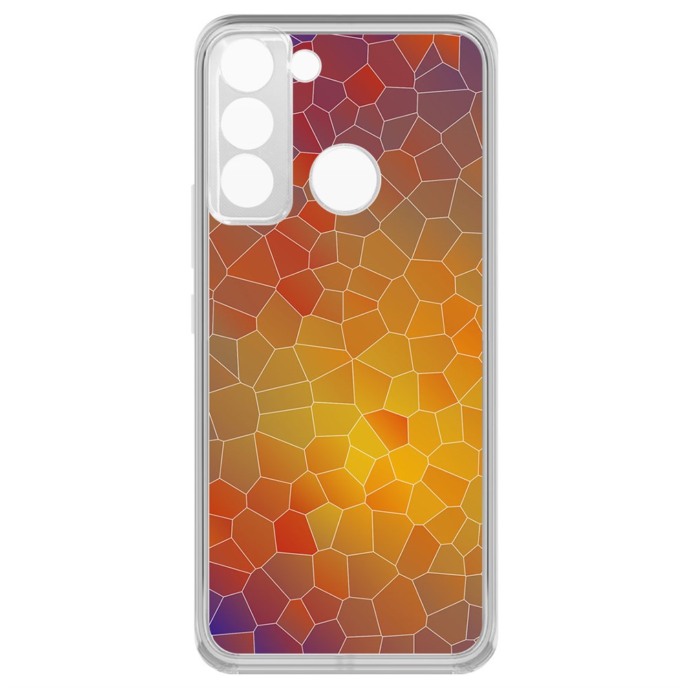 

Чехол-накладка Krutoff Clear Case Витраж 1 для TECNO POP 5 LTE, Прозрачный