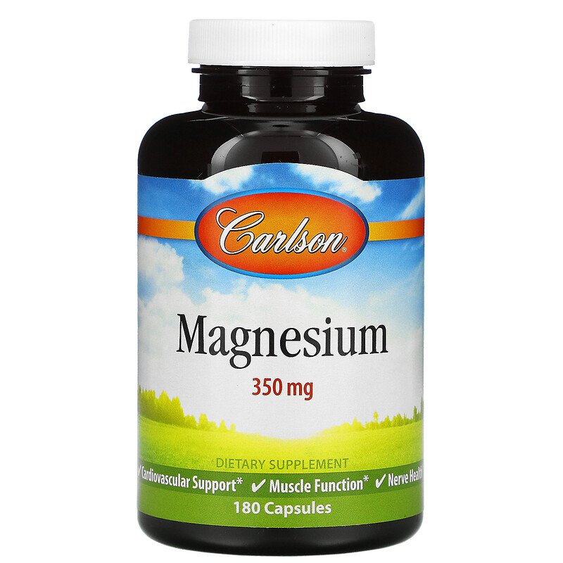 

Carlson Labs Magnesium (магний) 350 мг 180 капсул