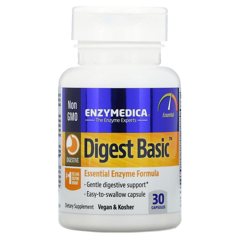 Пищевая добавка Enzymedica Digest Basic Essential Enzyme Formula капсулы 30 шт.