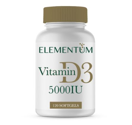 

Витамин D Elementum Vitamin D3 (Витамин Д3) 5000 МЕ 120 капсул