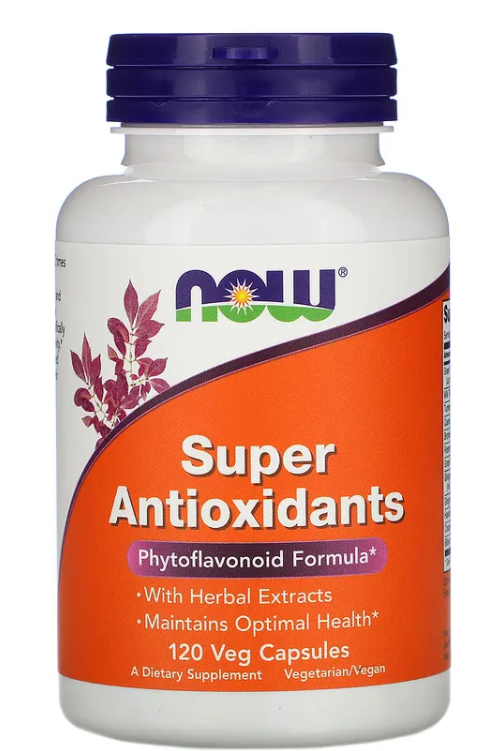 Купить Антиоксидант NOW Super Antioxidants (Супер Антиоксиданты) 120 вег. капсул