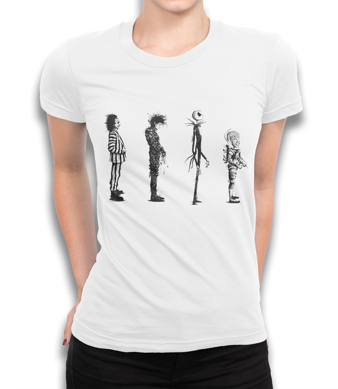 

Футболка женская Dream Shirts Тим Бертон белая M, Белый, "Тим Бертон"