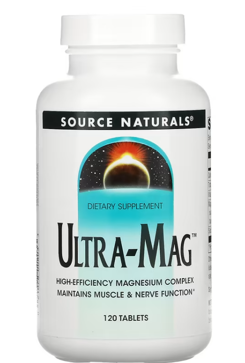 

Source Naturals Ultra-Mag (Магниевый комплекс с витамином B6) 120 таблеток