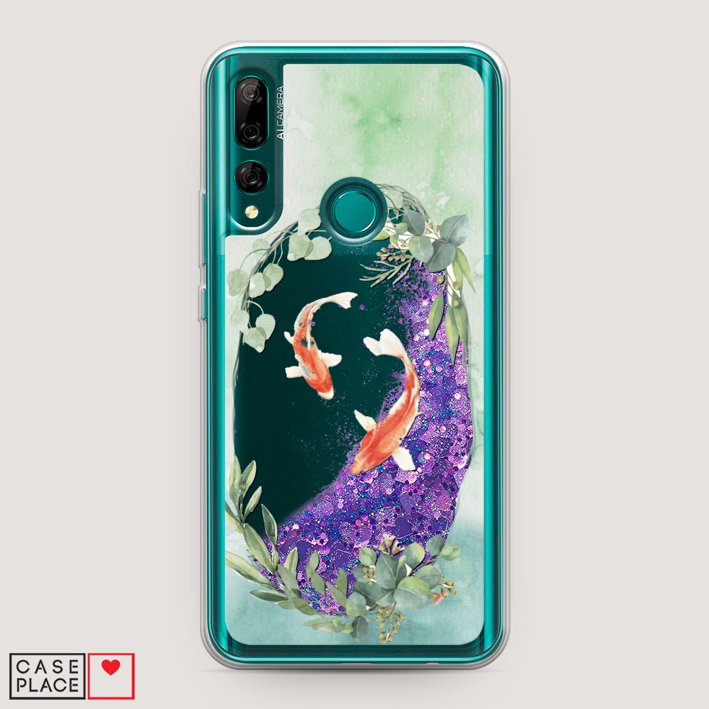 

Чехол Awog на Huawei P Smart Z/Y9 Prime 2019/Honor 9X/9X Premium "Две золотые рыбки", Разноцветный, 611992-1