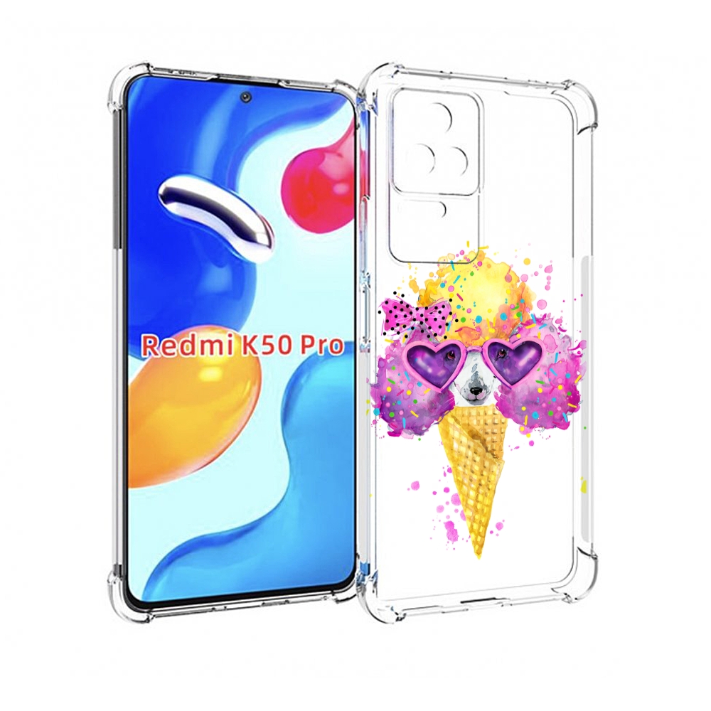 

Чехол MyPads Рожок для Xiaomi Redmi K50/K50 Pro, Прозрачный, Tocco