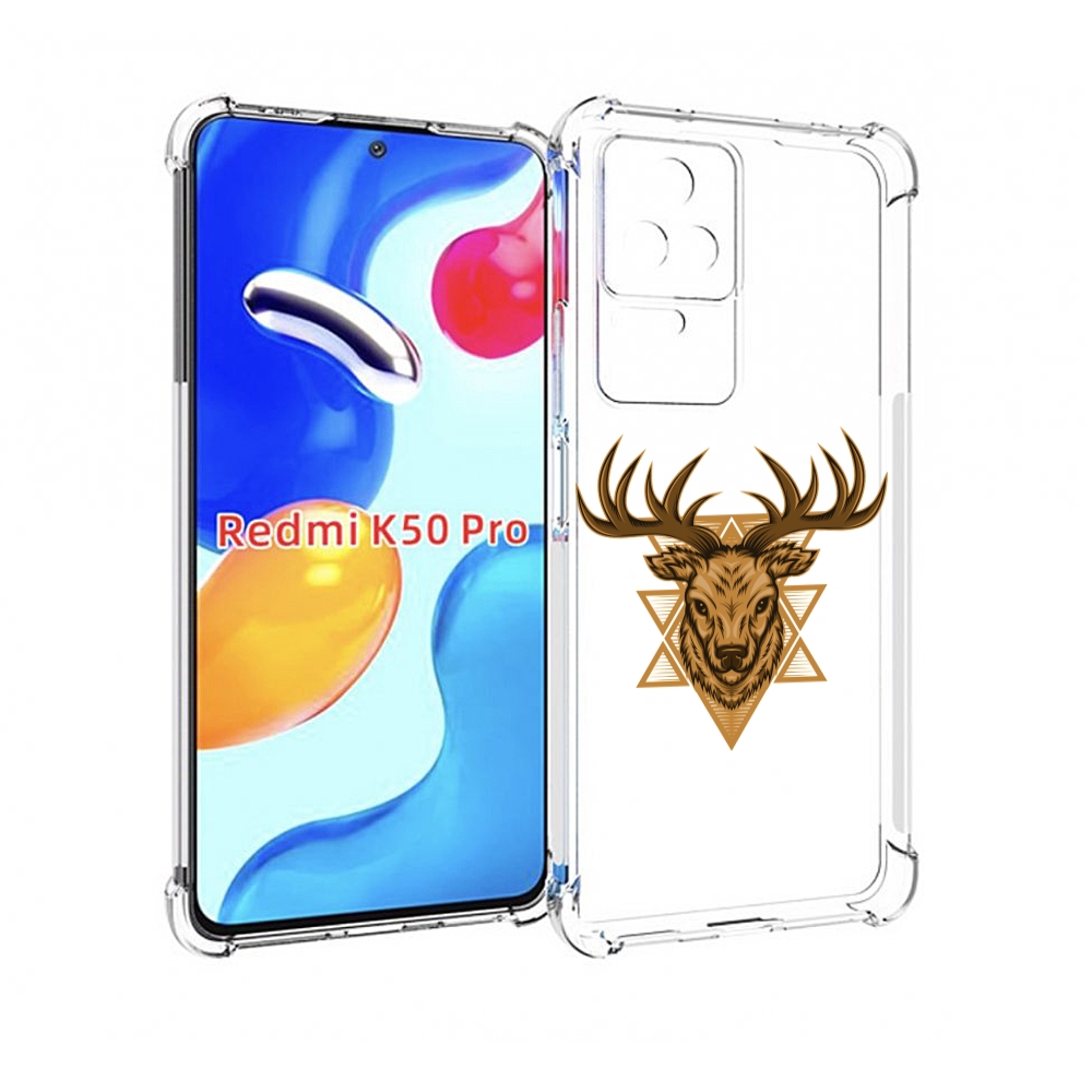

Чехол MyPads Олень для Xiaomi Redmi K50/K50 Pro, Прозрачный, Tocco