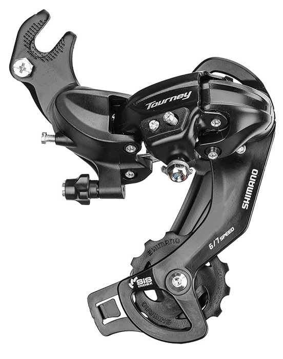 

Переключатель скоростей SHIMANO задний 300В 6/7ск под ГАЙКУ