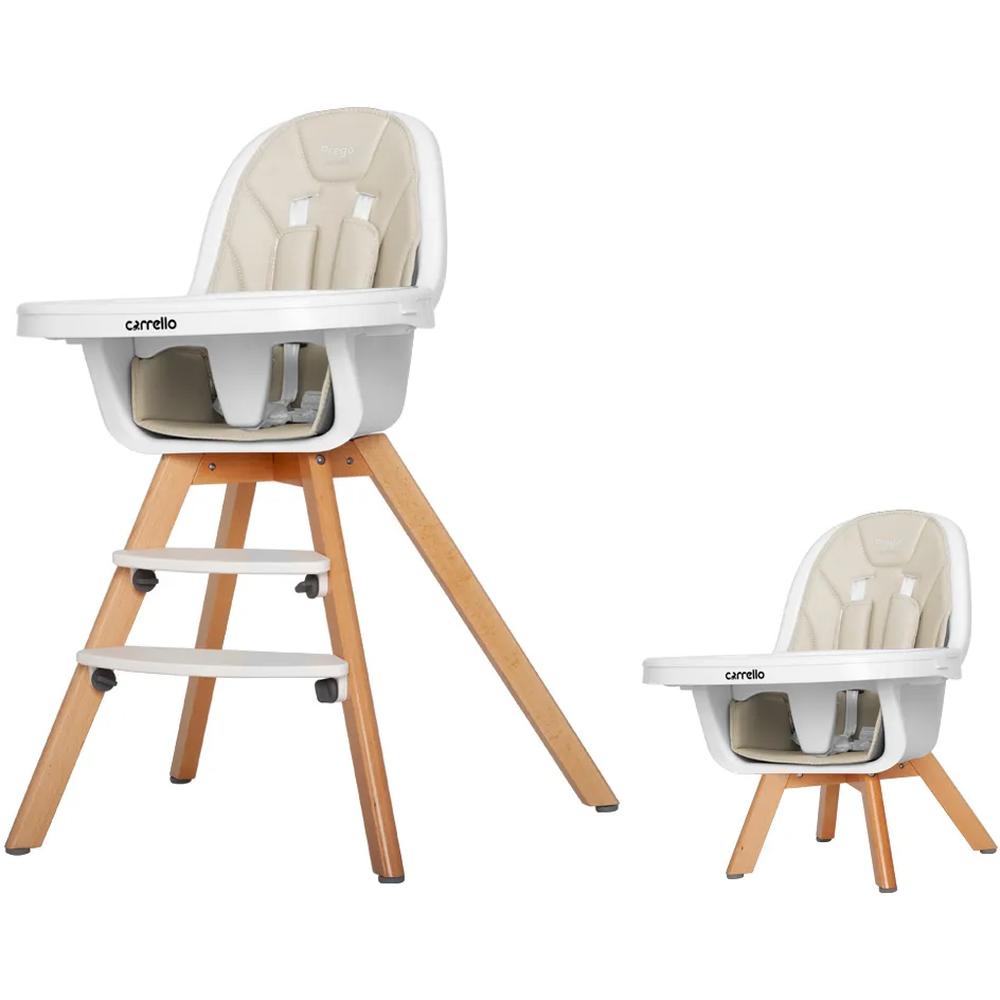 фото Стульчик для кормления carrello crl-9504/1 prego light beige