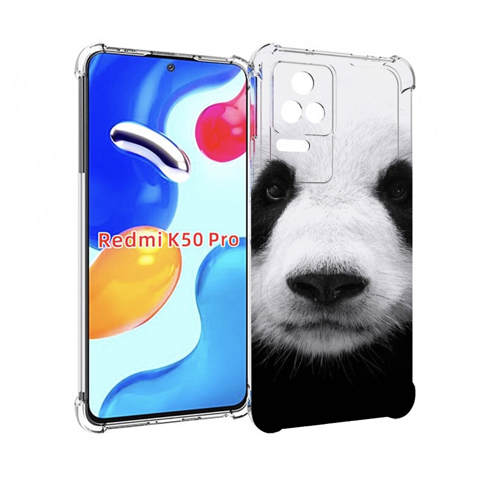 

Чехол MyPads Панда-портрет для Xiaomi Redmi K50/K50 Pro, Прозрачный, Tocco