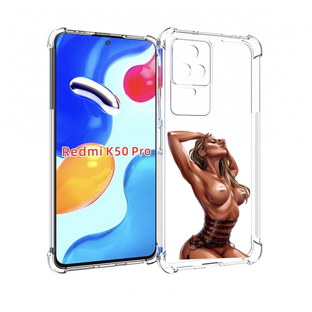 

Чехол MyPads Портупея денский для Xiaomi Redmi K50/K50 Pro, Прозрачный, Tocco