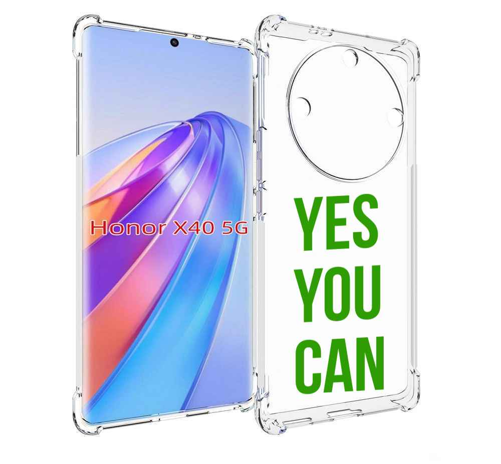 

Чехол MyPads да-ты-можешь для Honor X40, Прозрачный, Tocco