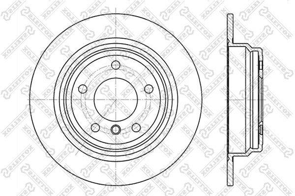 

Тормозной диск Stellox 6020-1537-SX