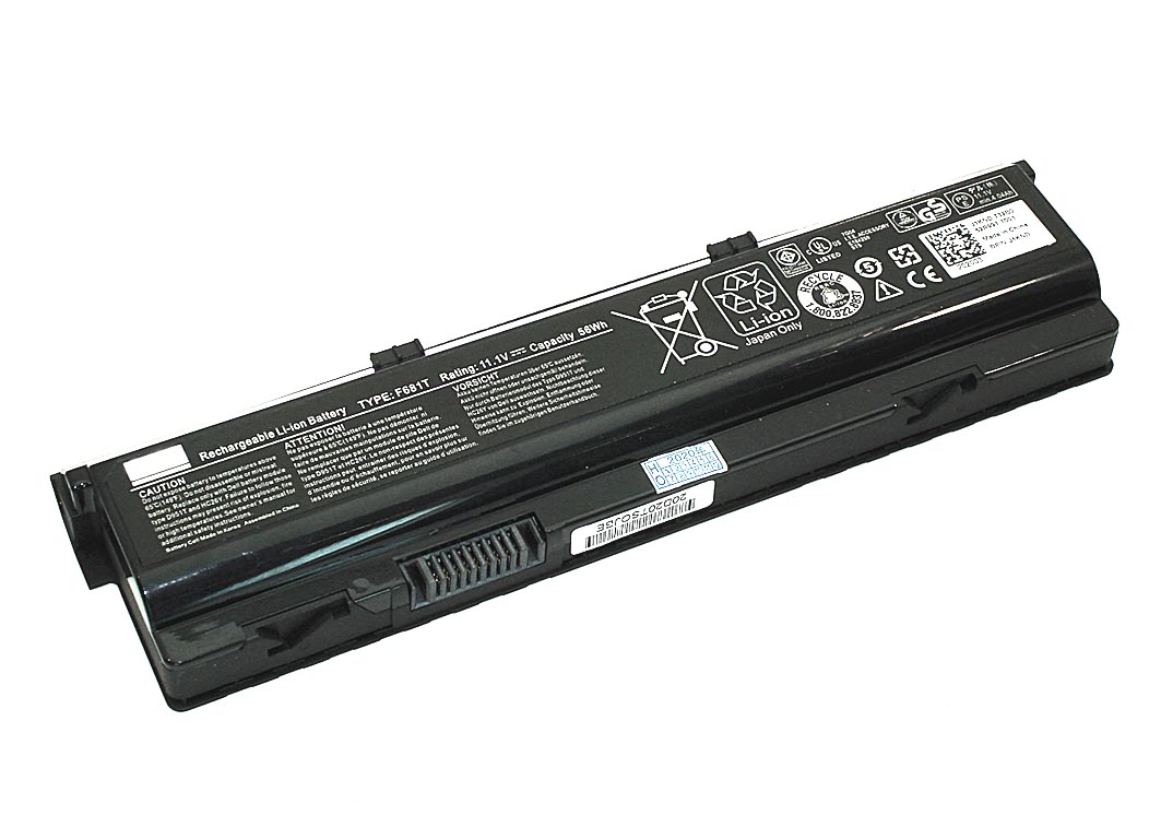 Аккумулятор GREENWAY для ноутбука Dell Alienware M15X (F3J9T) 11.1V 5000mAh