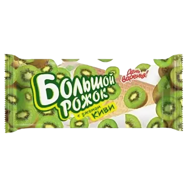 

Мороженое Сибхолод День варенья! рожок, с наполнителем киви, 11,5%, 100 г