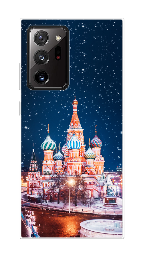 

Чехол на Samsung Galaxy Note 20 Ultra "Москва 1", Коричневый;синий;белый, 2101050-1