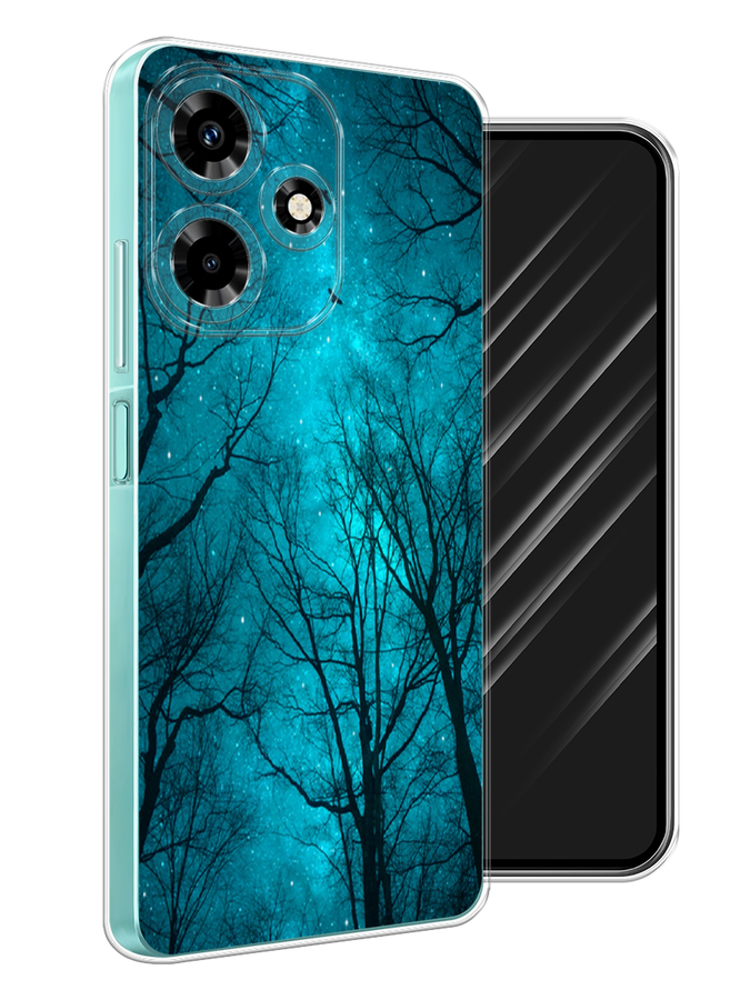 

Чехол Awog на Infinix Hot 30 "Сказочный лес", Черный;бирюзовый, 3104050-4