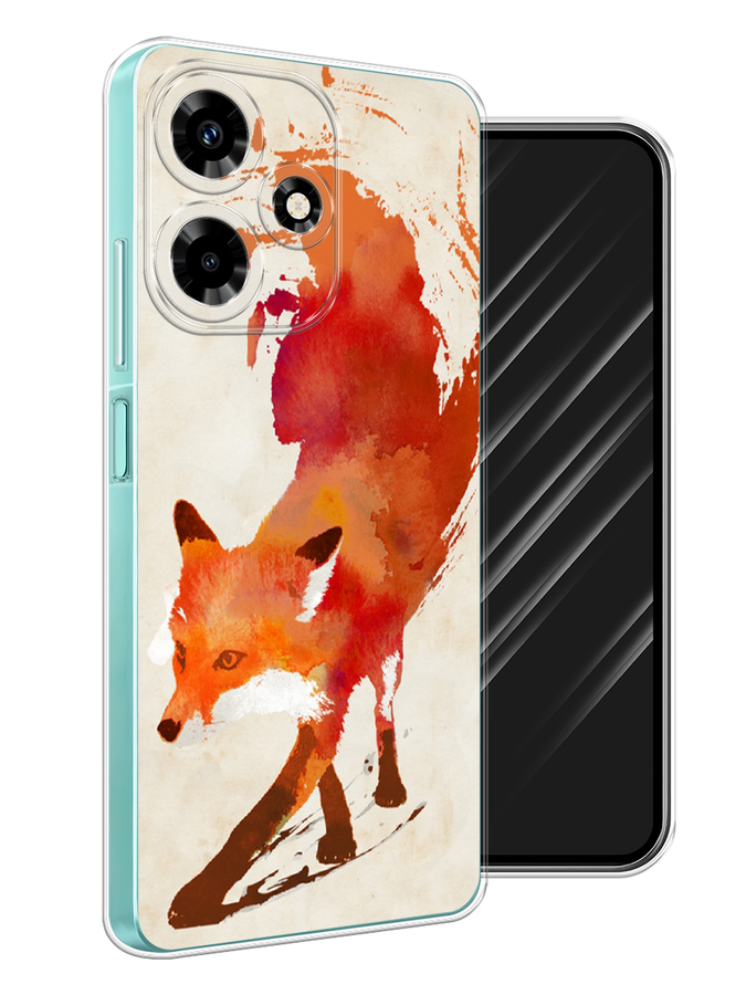 

Чехол Awog на Infinix Hot 30 "Лиса", Оранжевый, 3104050-10