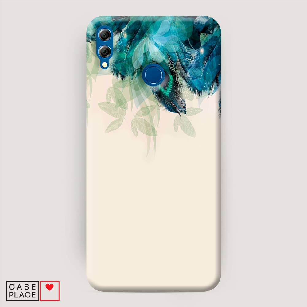 

Чехол Awog "Перья голубого цвета" для Honor 8X, 66720-1