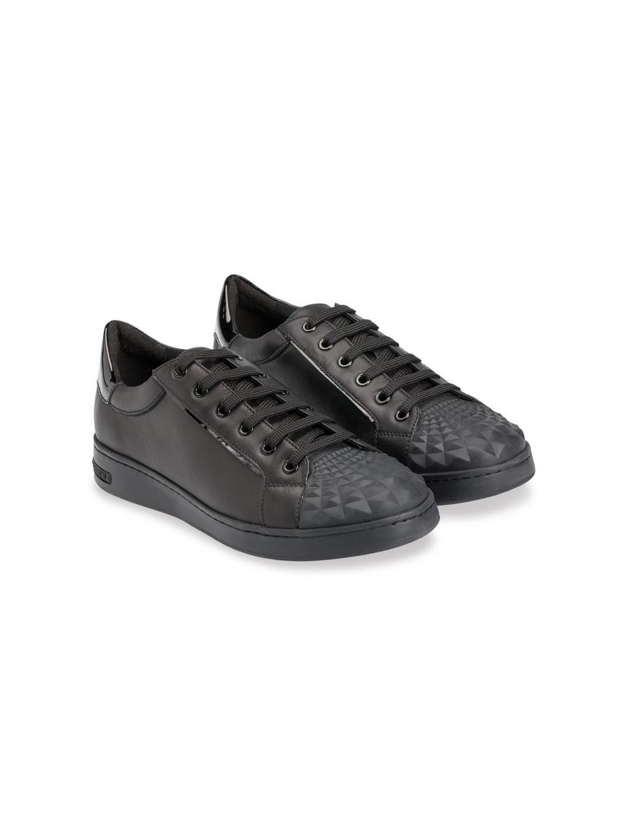 

Кеды женские GEOX 1411249 черные 39 EU, Черный, 001411249