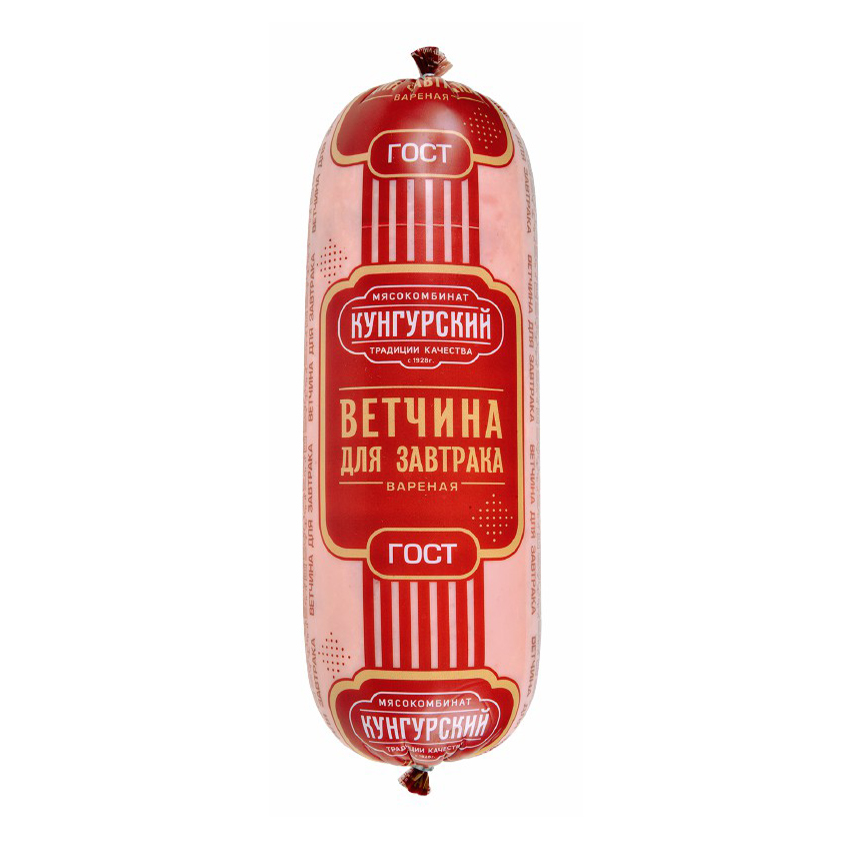 

Ветчина вареная Кунгурский Мясокомбинат Для завтрака 500 г