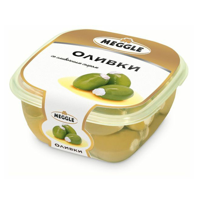 фото Закуска meggle оливки с сыром 500 г