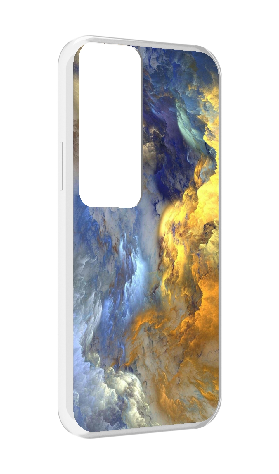 

Чехол MyPads мраморное небо для Tecno Pova Neo 2, Прозрачный, Tocco